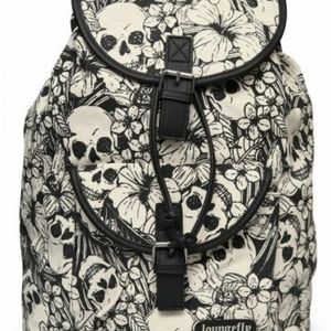 ISO Floral Skull Loungefly Backpack